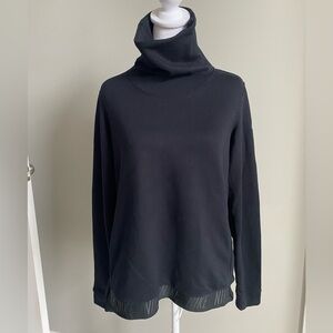 Nike Women's Black Cowl Neck Sweater Spandex Bottom